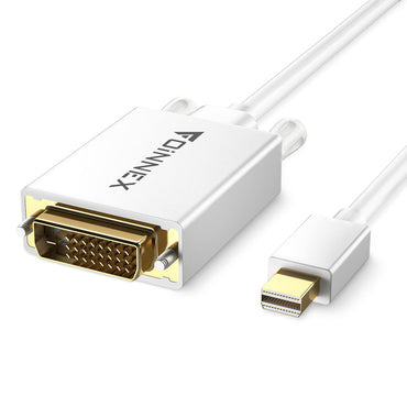 Mini DisplayPort till DVI-kabel, Thunderbolt till DVI-adapterkabel 1,8 m