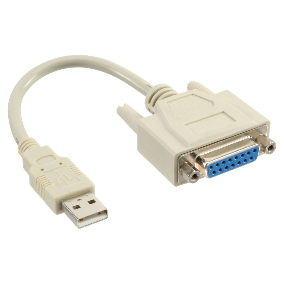 RiteAV - USB-adapterkabel, USB-kontakt A till 15 pol uttag