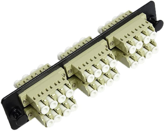 LC - Quad - 6 Port - Adapter Panel - Multimode