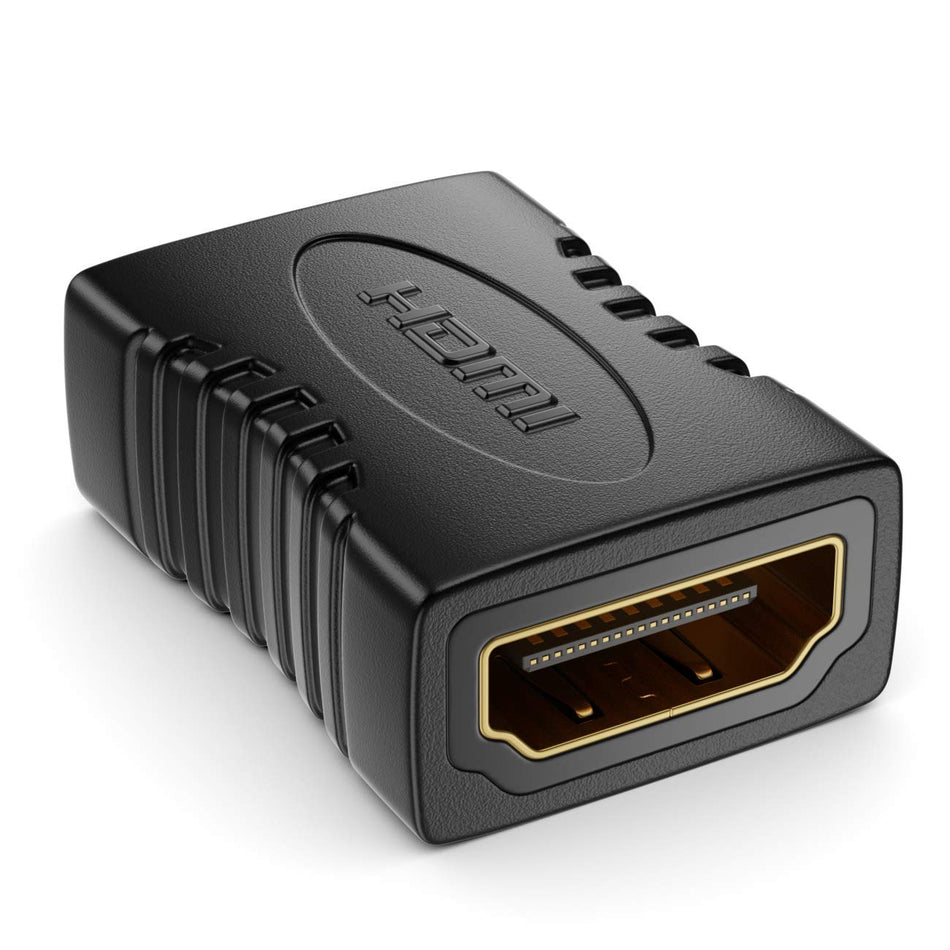 HDMI-Adapterkopplingskontakt - HDMI (Typ A) Uttag till HDMI (Typ A) Uttag - HDR ARC 3D 4K 2160p Full HD 1080p Beamer LCD LED Plasma Monitor TV