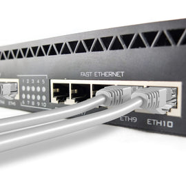 100m Ethernet-Nätverkskabel | CAT6, AWG24, CCA, UTP (100 Meter, Grå)