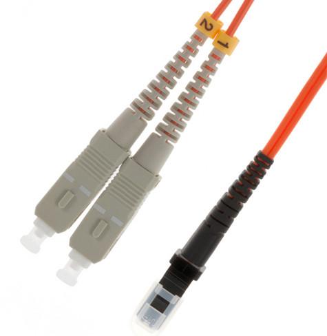 OM1 - Multimode (62.5/125) - Duplex - Fiber Optic Cable - SC to MTRJ- Riser Jacket