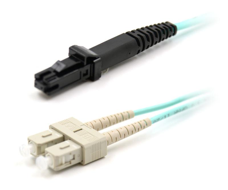 OM4 40G - Multimode (50/125) - Duplex - Fiber Optic Cable - SC to MTRJ- Riser Jacket