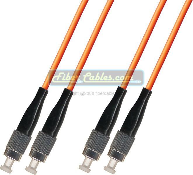 OM1 - Multimode (62.5/125) - Duplex - Fiber Optic Cable - FC to FC- Riser Jacket