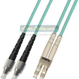 OM4 40G - Multimode (50/125) - Duplex - Fiber Optic Cable - LC to FC - Riser Jacket
