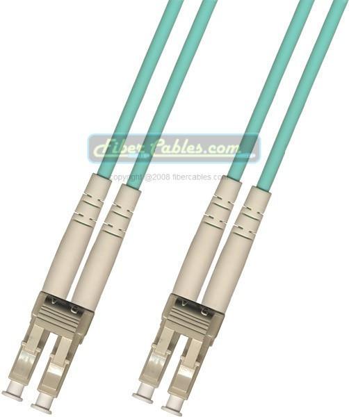 OM3 10G - Multimode (50/125) - Duplex - Fiber Optic Cable - LC to LC - Riser Jacket