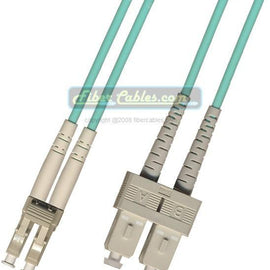 OM4 40G - Multimode (50/125) - Duplex - Fiber Optic Cable - LC to SC - Riser Jacket