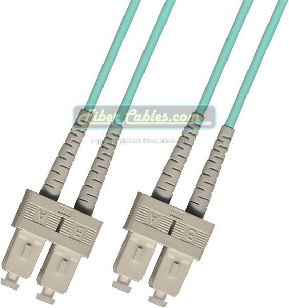 OM4 40G - Multimode (50/125) - Duplex - Fiber Optic Cable - SC to SC - Riser Jacket