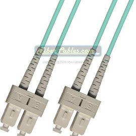 OM3 10G - Multimode (50/125) - Duplex - Fiber Optic Cable - SC to SC - Riser Jacket