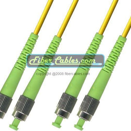 APC/APC - OS2 - Singlemode (9/125) - Duplex - Fiber Optic Cable - FC/APC to FC/APC  - Riser Jacket