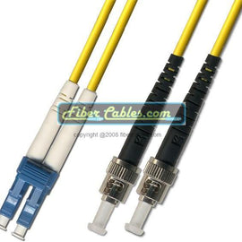 OS2 - Singlemode (9/125) - Duplex - Fiber Optic Cable - LC to ST - Riser Jacket
