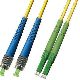 APC/UPC - OS2 - Singlemode (9/125) - Duplex - Fiber Optic Cable - LC/APC to FC/UPC  - Riser Jacket