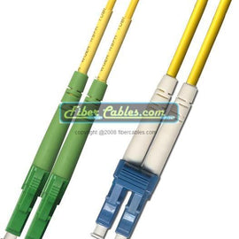 APC/UPC - OS2 - Singlemode (9/125) - Duplex - Fiber Optic Cable - LC/APC to LC/UPC  - Riser Jacket