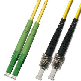APC/UPC - OS2 - Singlemode (9/125) - Duplex - Fiber Optic Cable - LC/APC to ST/UPC  - Riser Jacket