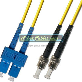 OS2 - Singlemode (9/125) - Duplex - Fiber Optic Cable - SC to ST - Riser Jacket