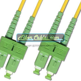 APC/APC - OS2 - Singlemode (9/125) - Duplex - Fiber Optic Cable - SC/APC to SC/APC  - Riser Jacket