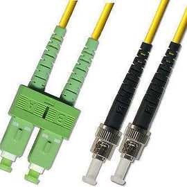 APC/UPC - OS2 - Singlemode (9/125) - Duplex - Fiber Optic Cable - SC/APC to ST/UPC  - Riser Jacket