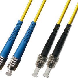 OS2 - Singlemode (9/125) - Duplex - Fiber Optic Cable - ST to FC - Riser Jacket