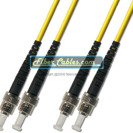 OS2 - Singlemode (9/125) - Duplex - Fiber Optic Cable - ST to ST - Riser Jacket