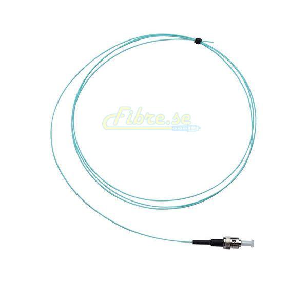 OM3 - 10G Multimode (50/125) - Simplex - Fiber Optic Pigtail - ST/UPC - Riser Jacket