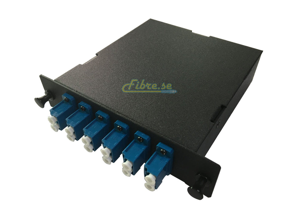 OS2 - Singlemode (9/125) - 12 Fiber MTP (female) to LC Duplex Cassette, Loaded