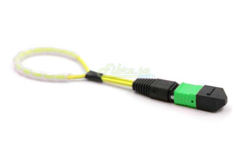 OS2 - Singlemode (9/125) - 12 Strand MPO Fiber Optic Loopback