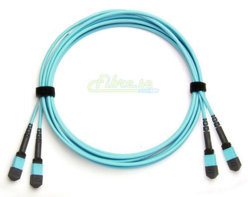 OM3 - 10G Multimode (50/125) - 24 Strand - Fiber Optic Cable - MPO to MPO - LSZH