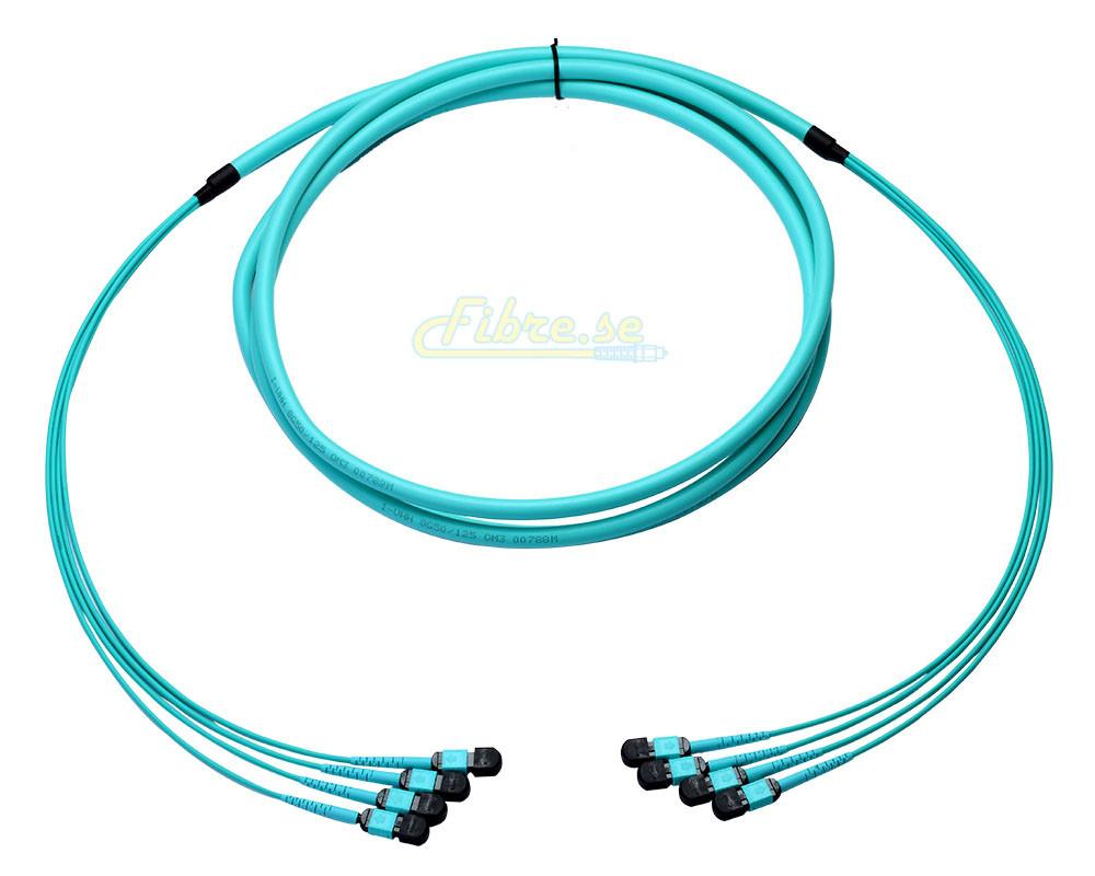 OM3 - 10G Multimode (50/125) - 48 Strand - Fiber Optic Cable - MPO to MPO - LSZH